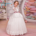 2017 Sequined Beading Sashes Long Sleeve Flower Girl Dresses